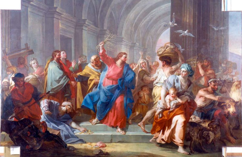 la cacciata dei mercanti dal tempio